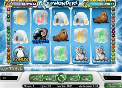 Netent icy wonders videoslot