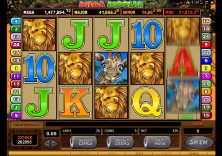 Online Mega Moolah Jackpot spelen
