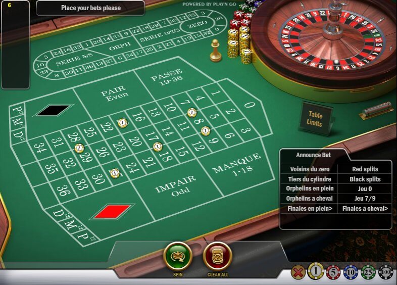 Play 'n Go French Roulette spelen