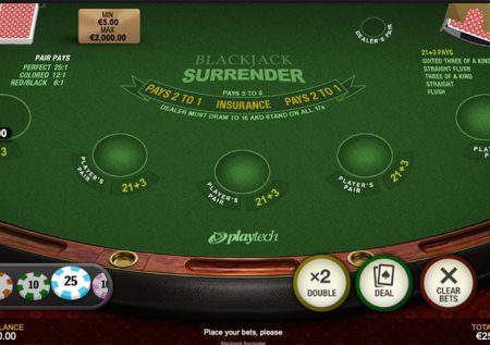 Blackjack Surrender (Playtech) spelen