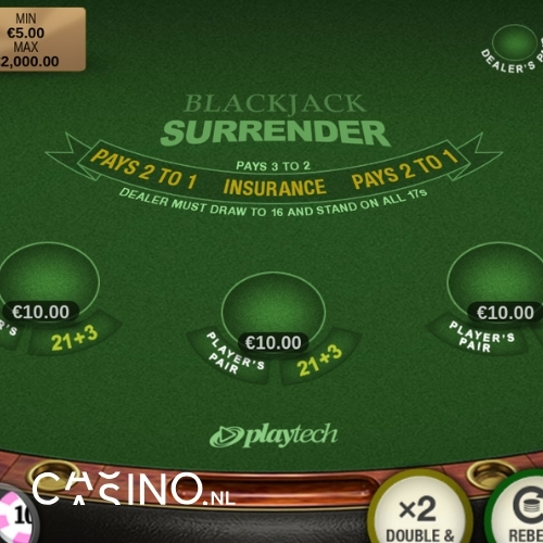 Blackjack Surrender (Playtech)