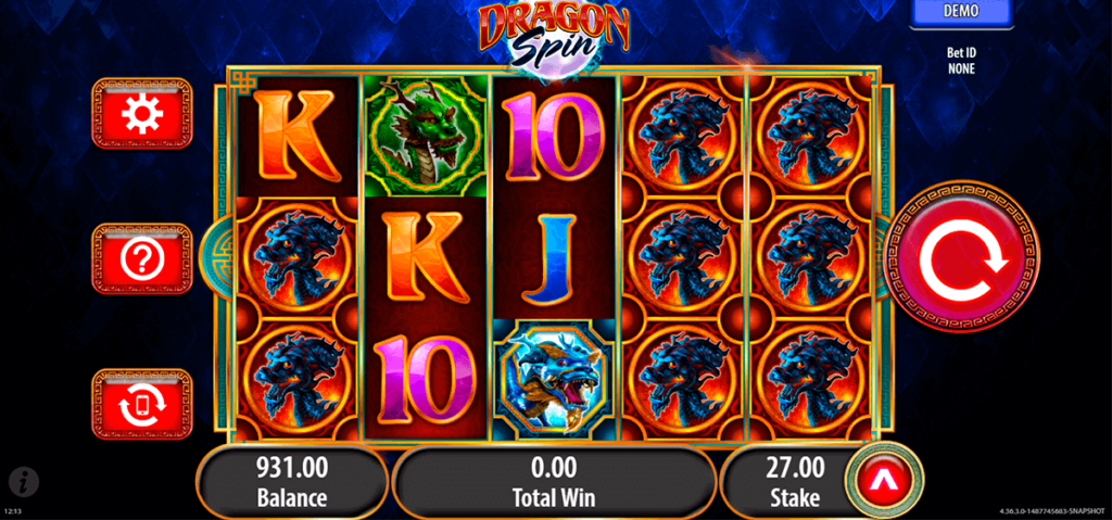 dragon spin slot Bally