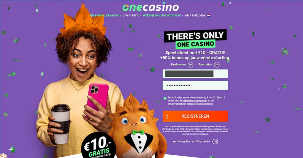 account aanmaken casino registratie