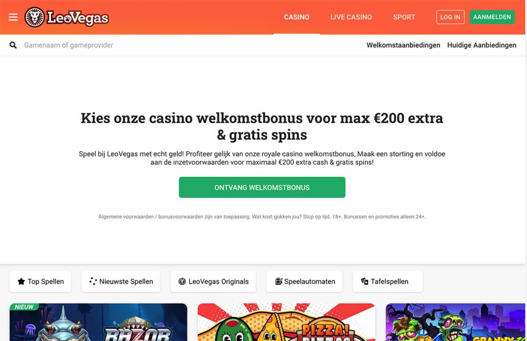 LeoVegas Nederland casino review