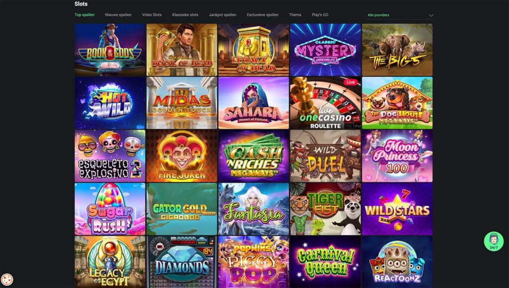 online casino registreren