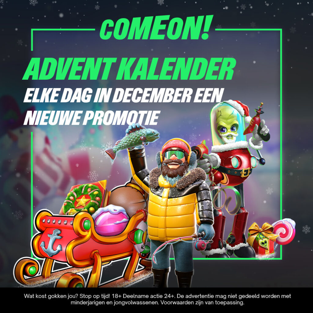 ComeOn Casino Kerst bonus