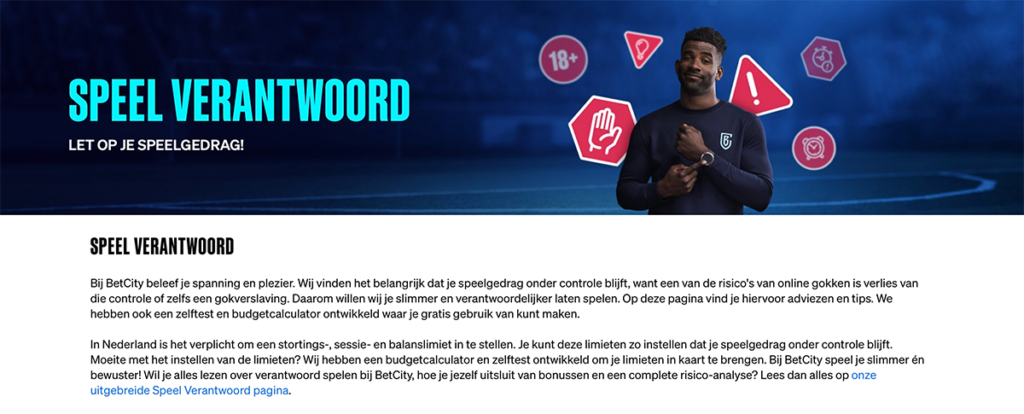 verantwoord spelen BetCity