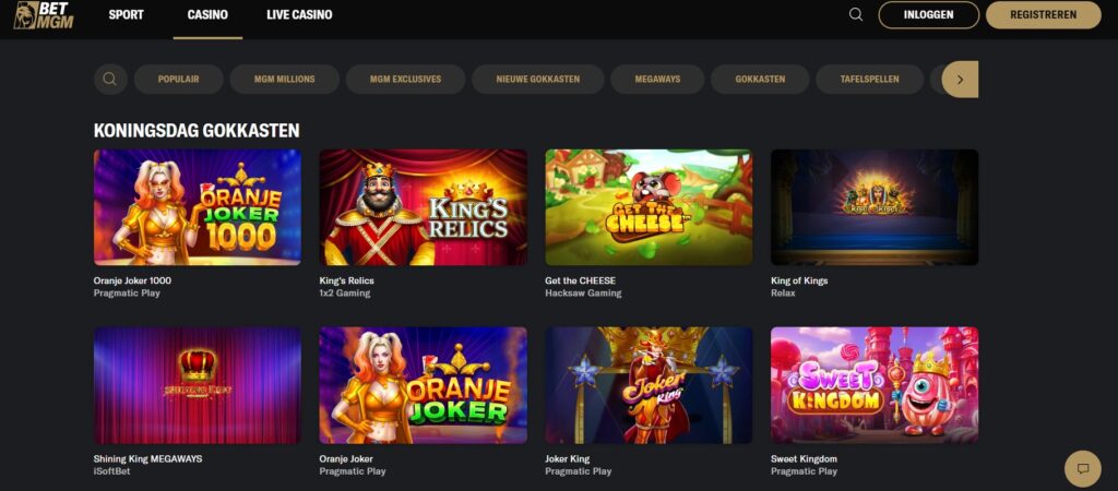 BetMgm koningsdag bonus