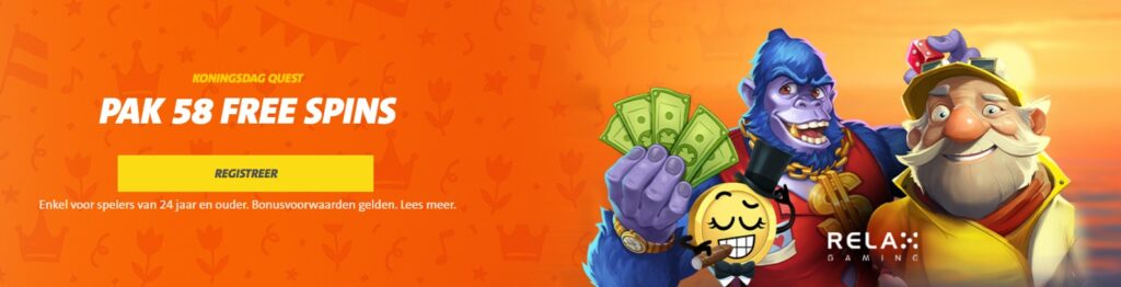 jacks casino koningsdag bonus