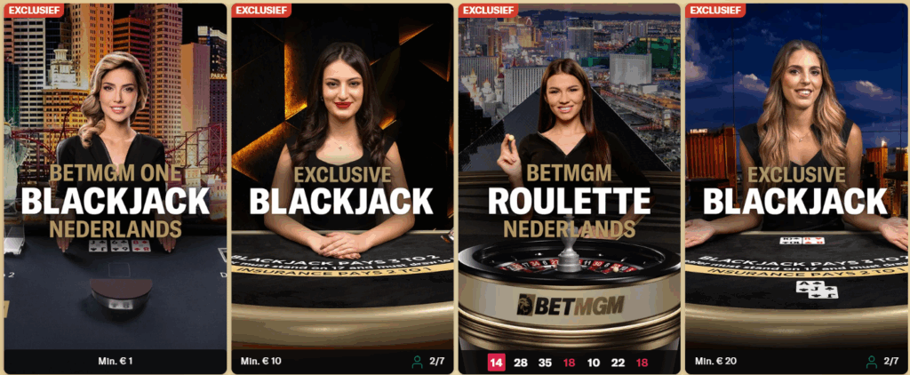 BetMGM Live Casino Nederland