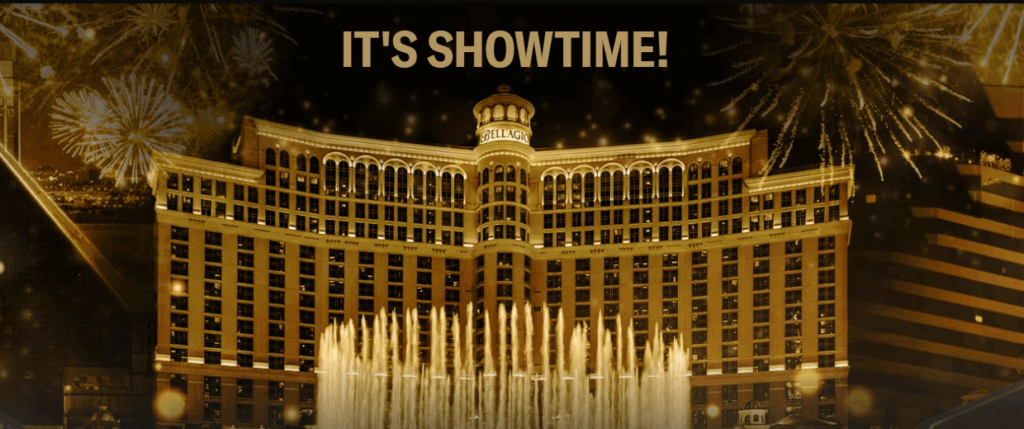 It's show time! BetMGM website