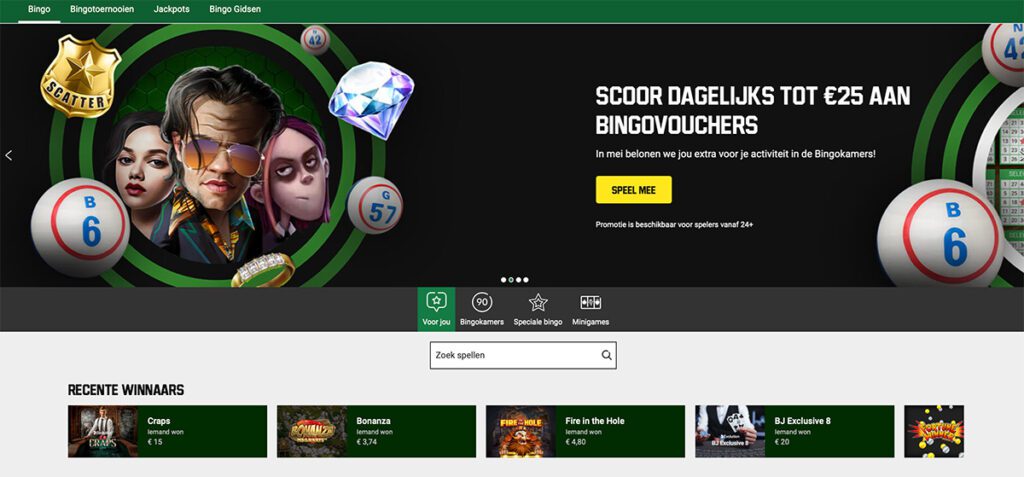 Unibet online bingo spelen