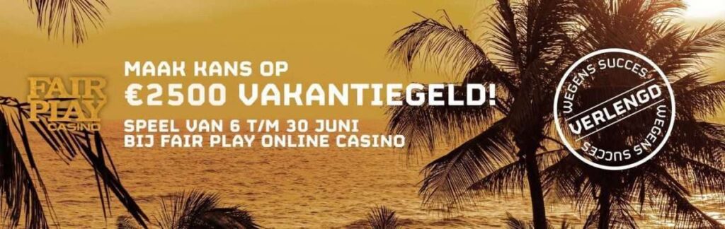 vakantiegeld casino bonus