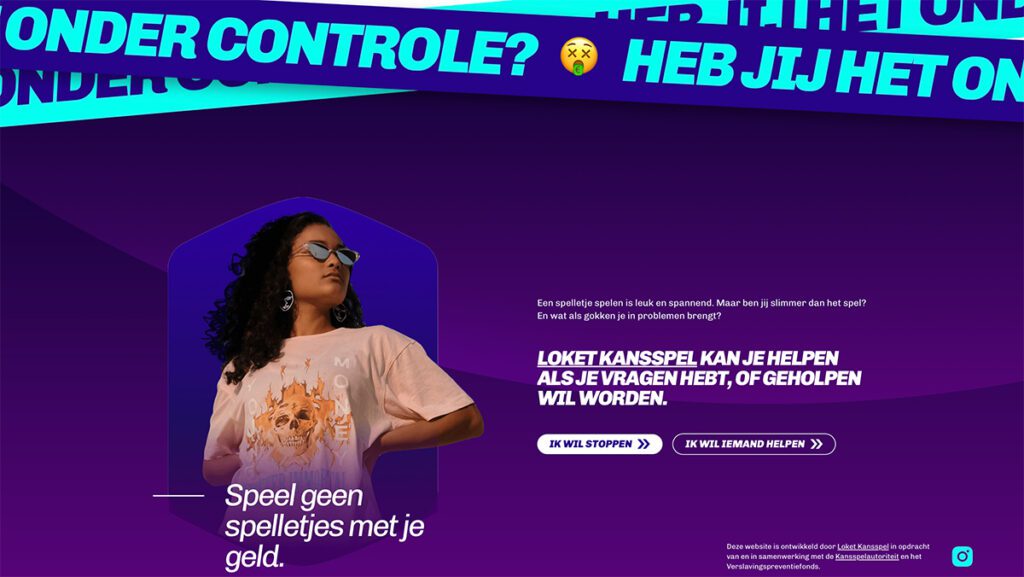 speel geen spelletjes campagne verantwoord spelen