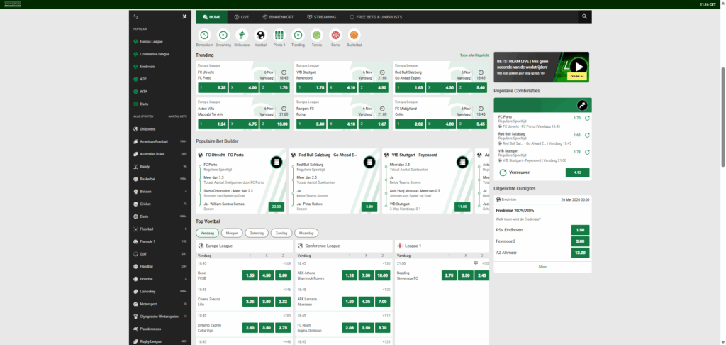 UNIBET Sportwedden online