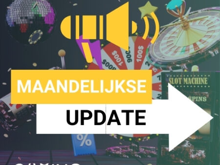 Maandelijkse casino update voor November