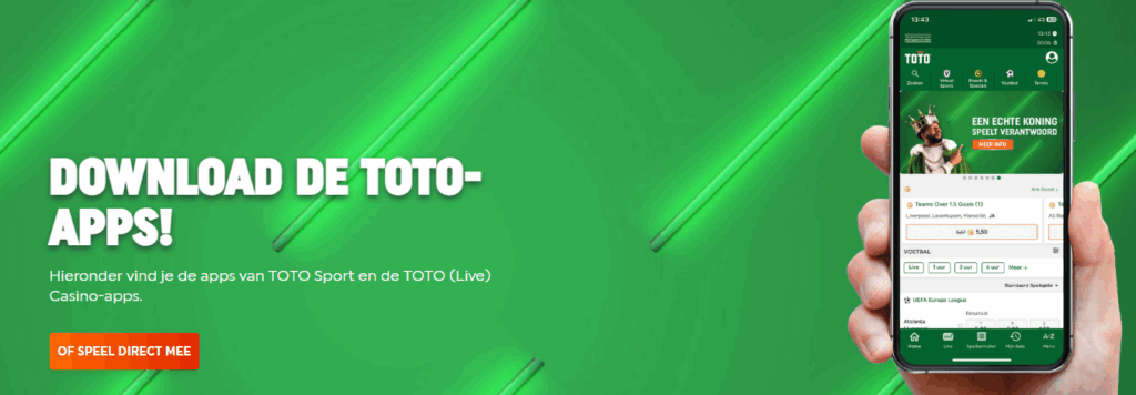 TOTO sport en casino app