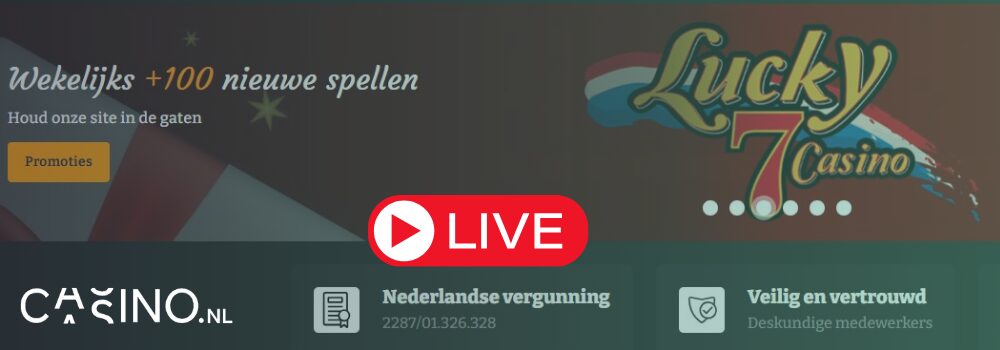 Lucky7Casino.nl live in Nederland