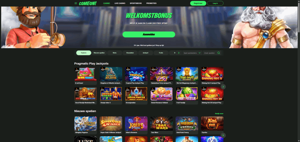casino.nl review ComeOn Nederland