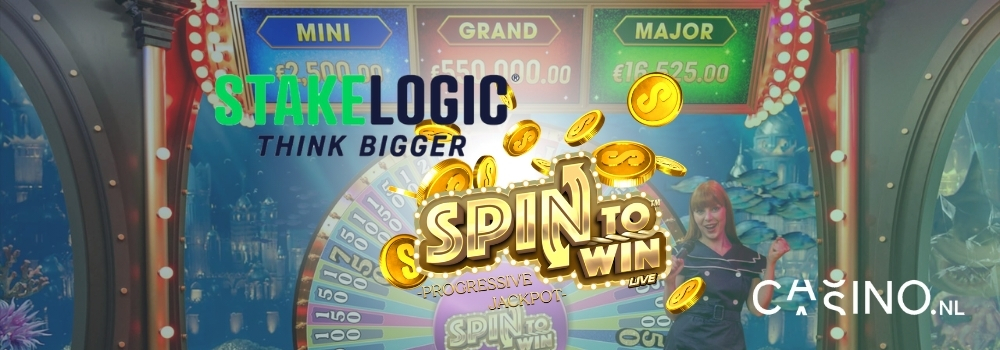 Casino.nl Stakelogic Spin to Win jackpot spellen