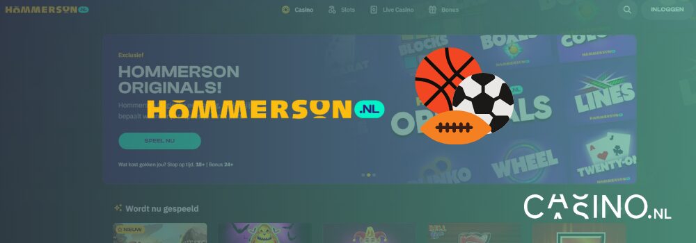 hommerson sport vergunning